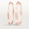 Bracelet Love, petit modèle, 10 diamants