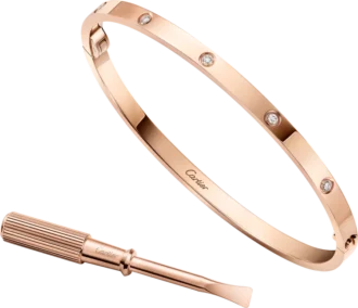 Bracelet Love, petit modèle, 10 diamants