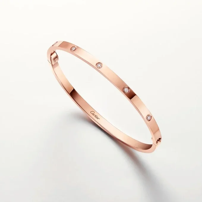 Bracelet Love, petit modèle, 10 diamants