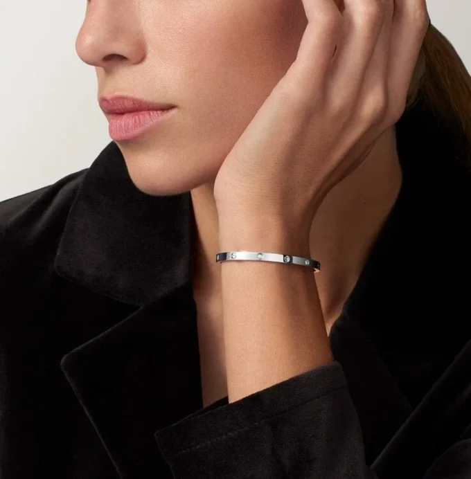 Bracelet Love, petit modèle, 6 diamants