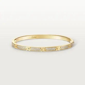 Bracelet Love, petit modèle, pavé