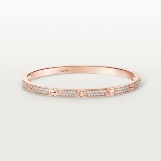 Bracelet Love, petit modèle, pavé