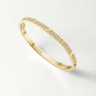 Bracelet Love, petit modèle, pavé