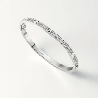Bracelet Love, petit modèle, pavé