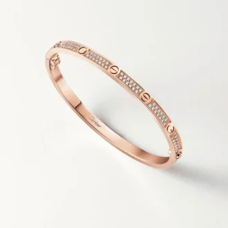 Bracelet Love, petit modèle, pavé