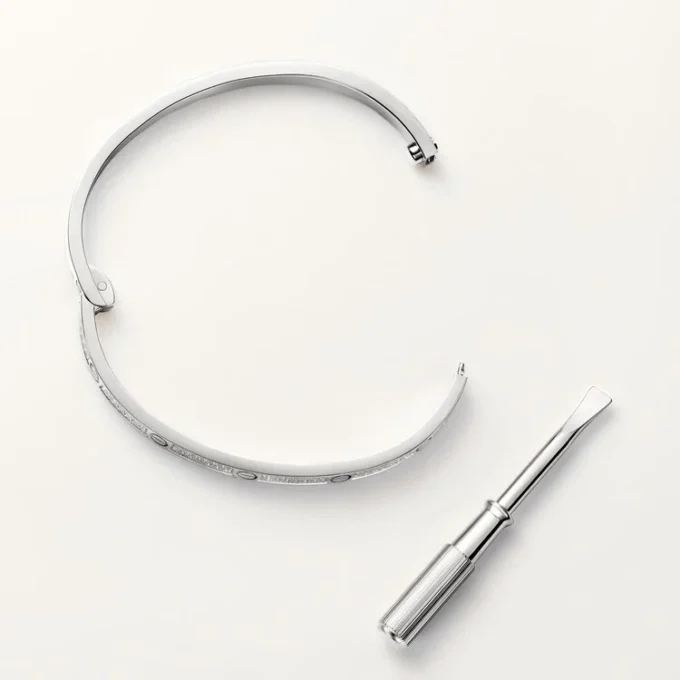 Bracelet Love, petit modèle, pavé