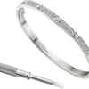 Bracelet Love, petit modèle, pavé
