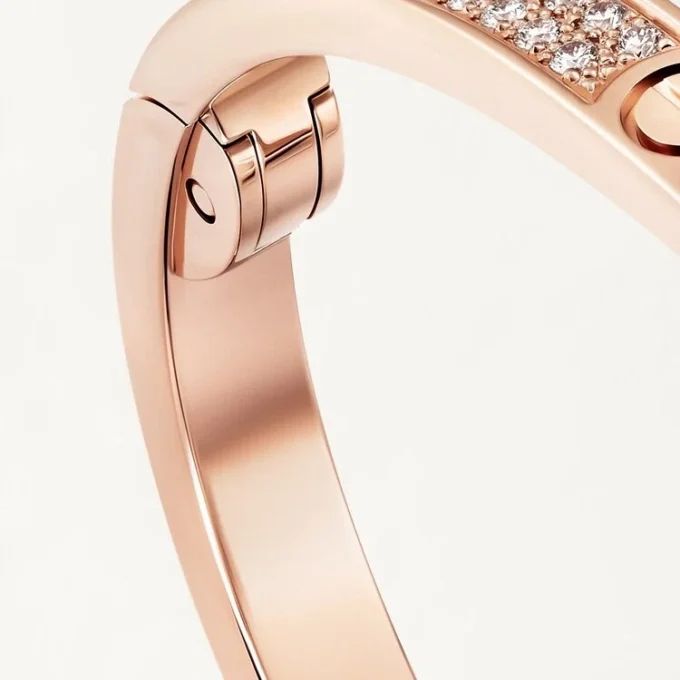 Bracelet Love, petit modèle, pavé