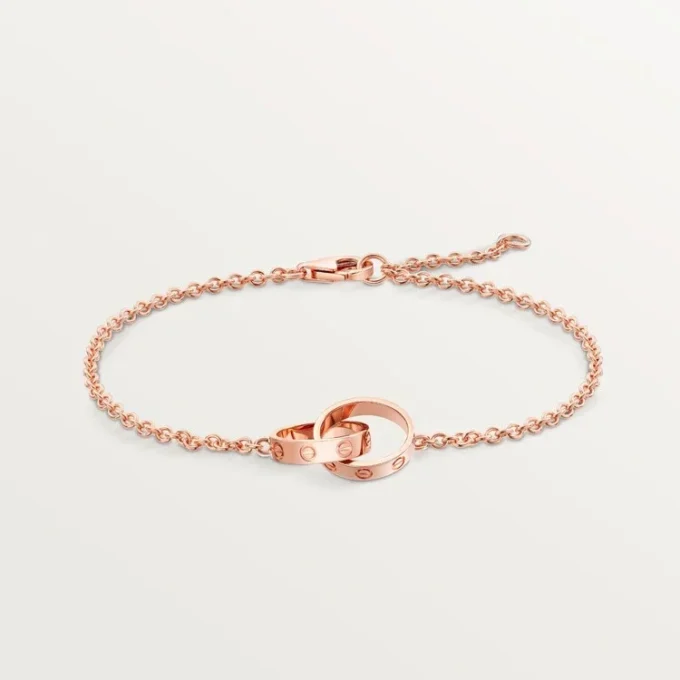 Bracelet Love, sur chaîne