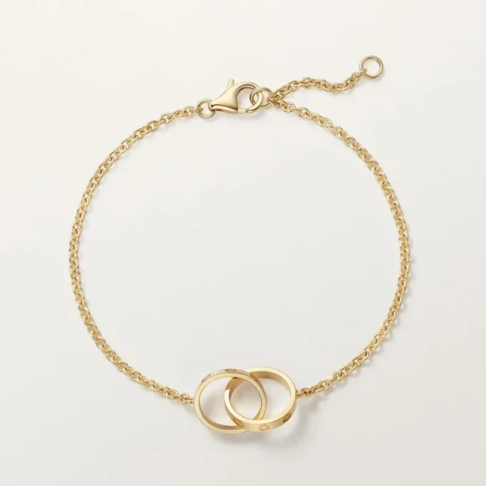Bracelet Love, sur chaîne