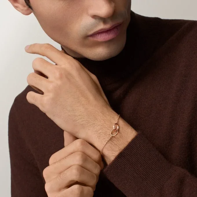 Bracelet Love, sur chaîne