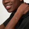 Bracelet Love, sur chaîne, demi-sertissage