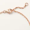 Bracelet Love, sur chaîne, demi-sertissage