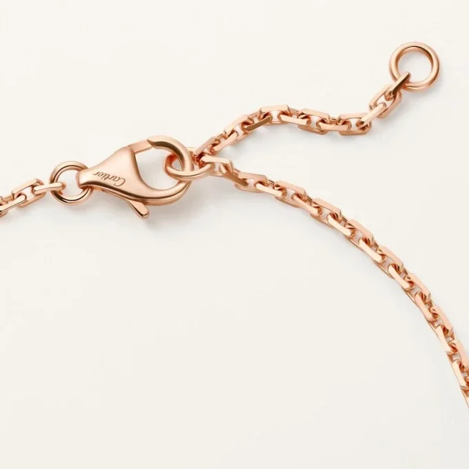 Bracelet Love, sur chaîne, demi-sertissage