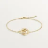 Bracelet Love, sur chaîne, pavé