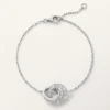 Bracelet Love, sur chaîne, pavé