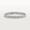 Bracelet Maillon Panthère, triple rangée, pavé