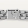 Bracelet Maillon Panthère, triple rangée, pavé