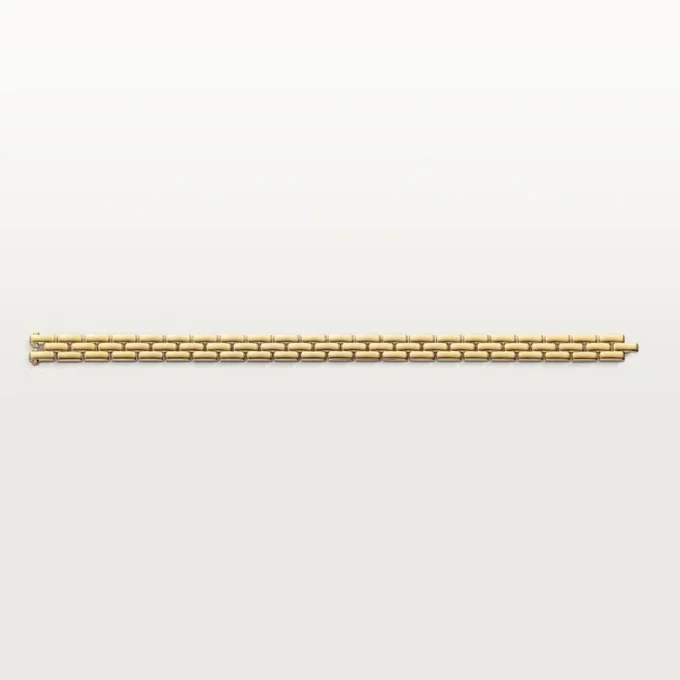Bracelet Maillon Panthère, trois rangs