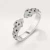 Bracelet Panthère de Cartier, articulé, pavé