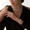 Collier Torque Panthère de Cartier, articulé, pavé