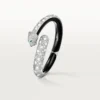 Bracelet Panthère de Cartier, laque noire, pavé