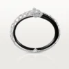 Bracelet Panthère de Cartier, laque noire, pavé