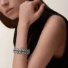 Bracelet Panthère de Cartier, émeraude, pavé