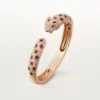 Bracelet Panthère de Cartier, modèle moyen, demi-sertissage