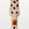 Bracelet Panthère de Cartier, modèle moyen, demi-sertissage