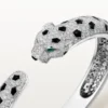 Bracelet Panthère de Cartier, modèle moyen, pavé