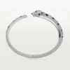 Bracelet Panthère de Cartier, modèle moyen, pavé