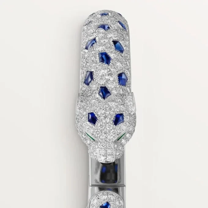 Bracelet Panthère de Cartier, modèle moyen, pavé