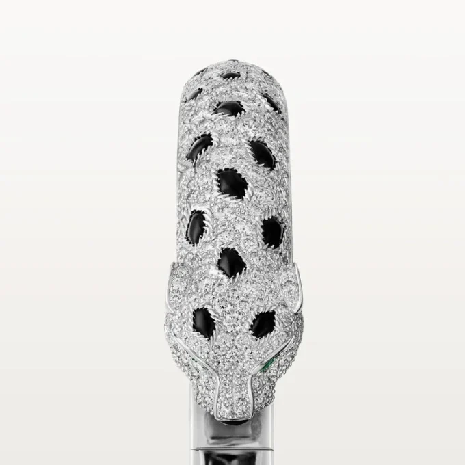 Bracelet Panthère de Cartier, modèle moyen, pavé