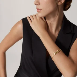Bracelet Panthère de Cartier – Or jaune, laque, diamant, grenat tsavorite, onyx – Cartier