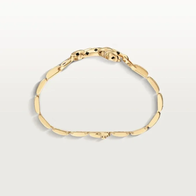Bracelet Panthère de Cartier – Or jaune, laque, diamant, grenat tsavorite, onyx – Cartier