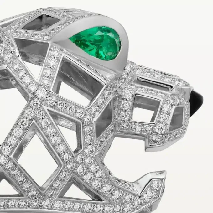 Bracelet Panthère de Cartier, pavé