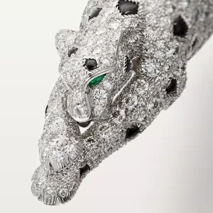 Bracelet Panthère de Cartier, pavé