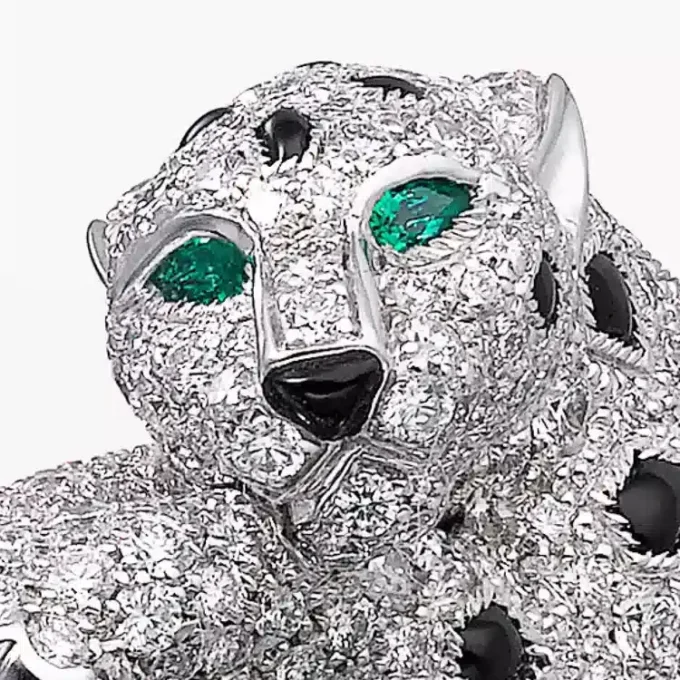 Bracelet Panthère de Cartier, pavé
