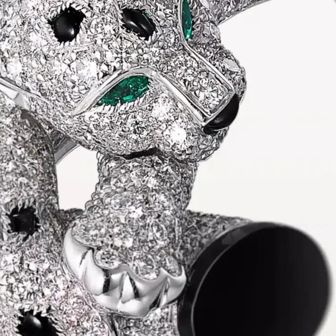 Bracelet Panthère de Cartier, pavé