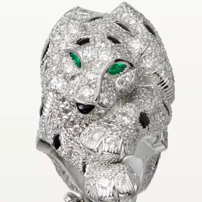 Bracelet Panthère de Cartier, pavé