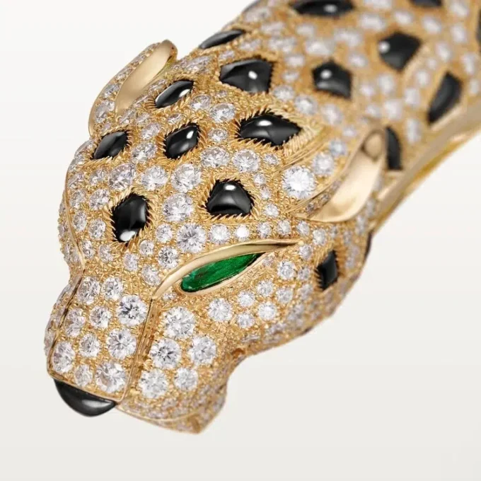Bracelet Panthère de Cartier, pavé