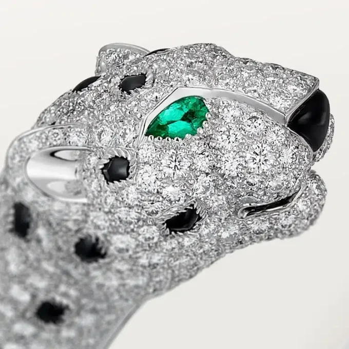 Bracelet Panthère de Cartier, pavé