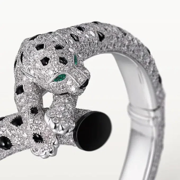 Bracelet Panthère de Cartier, pavé