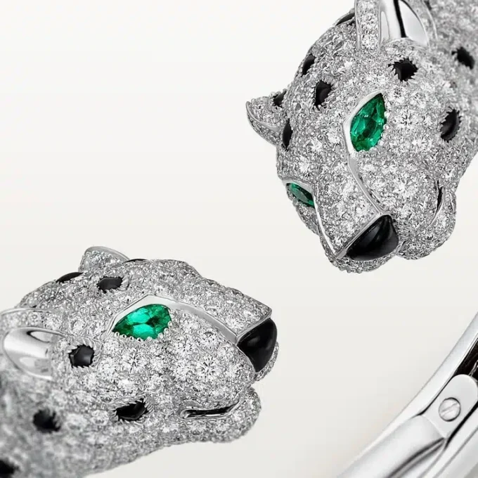 Bracelet Panthère de Cartier, pavé