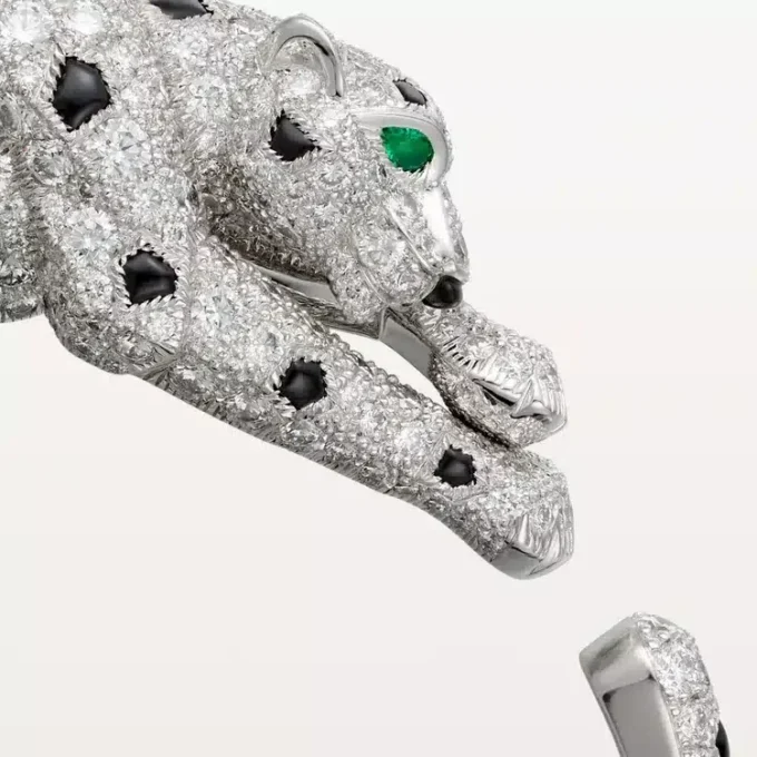 Bracelet Panthère de Cartier, pavé