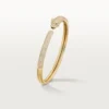 Bracelet Panthère de Cartier, petit modèle, demi-sertissage