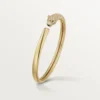 Bracelet Panthère de Cartier, petit modèle, demi-sertissage