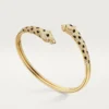 Bracelet Panthère de Cartier, petit modèle, demi-sertissage