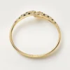 Bracelet Panthère de Cartier, petit modèle, demi-sertissage